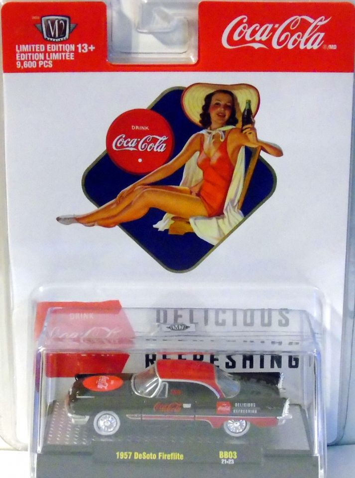 M2 Machines Coca Cola Release BB03 1957 De Soto Fireflite